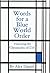 Words for a Blue World Orde...