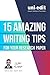 15 Amazing Writing Tips for your Research Paper by Ozy Abram