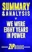 Summary & Analysis of We We...
