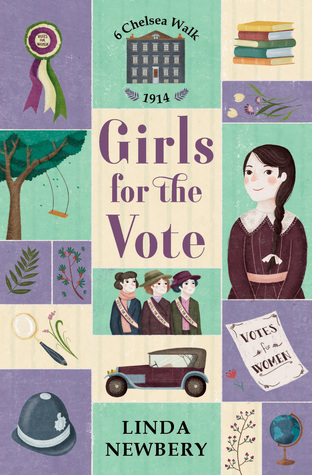 Portada de Girls for the Vote, de Linda Newbery