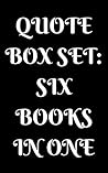 Quote Box Set: Six Books In One: Interesting Quotes By Barack Obama, Bob Marley, Nelson Mandela, Martin Luther King, Mahatma Ghandi And Dalai Lama