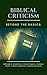 BIBLICAL CRITICISM: Beyond ...