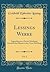 Lessings Werke, Vol. 2: Jug...