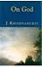 On God by J. Krishnamurti On God by J. Krishnamurti