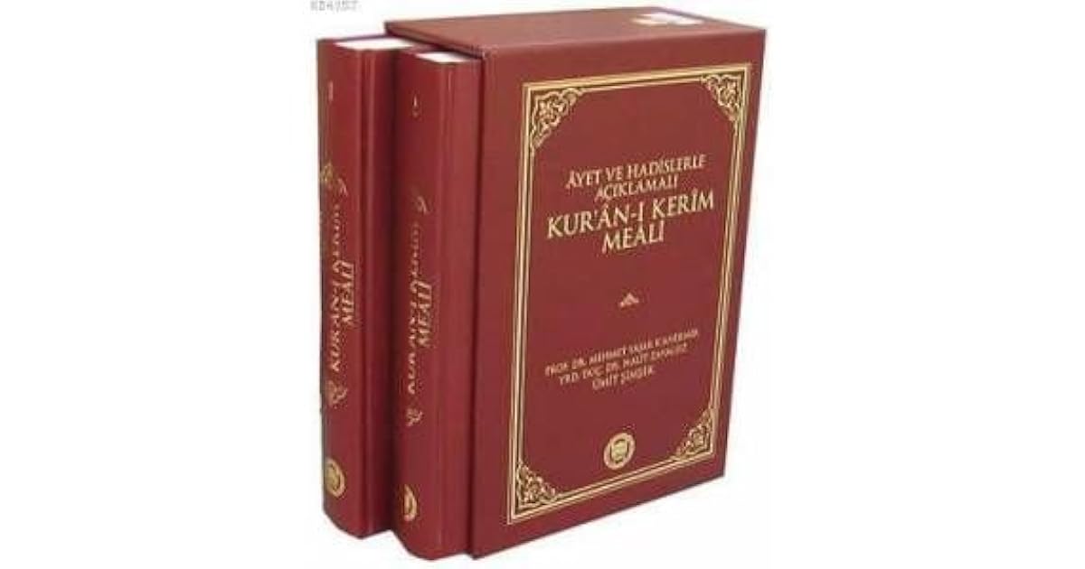 Ayet Ve Hadislerle Aciklamali Kur An I Kerim Meali 2 Cilt By Umit Simsek