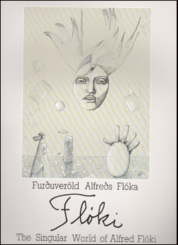 Furðuveröld Alfreðs Flóka - The Singular World of Alfred Flóki (Paperback)