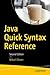 Java Quick Syntax Reference