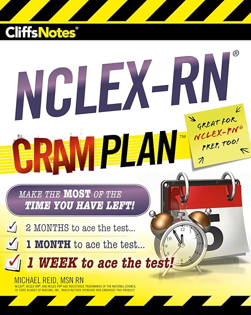 CliffsNotes NCLEX-RN Cram Plan: Illustrated Edition (CliffsNotes Cram Plan)