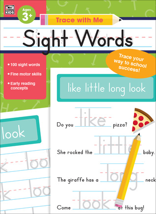 Carson Dellosa Trace With Me: Sight Words Handwriting Workbook for Kids Ages 3+, Sight Words Handwriting Practice for Preschool, Kindergarten, 1st Grade, 2nd Grade, PreK+ Phonics & Writing Practice