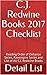 C.J. Redwine Books 2017 Checklist by Detail List