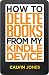 How to Delete Books from My...