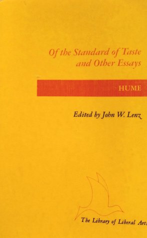 Of the Standard of Taste and Other Essays (Paperback)
