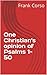 One Christian's Opinion Psa...