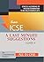 ICSE - A Last Minute Suggestions for Comprehensive Revision C... by Panel of Authors