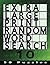 Extra Large Print Random Wo...