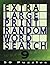 Extra Large Print Random Wo...