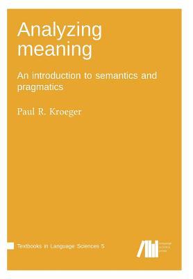 Analyzing meaning (Paperback)