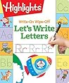 Write-On Wipe-Off Let's Write Letters: Handwriting Practice for Kids Learning to Write, Dry-Erase Lettering Workbook for Ages 3-6