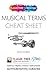 Musical Terms Cheat Sheet: ...