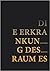 Die Erkrankung des Raumes by Tanja C. Vollmer