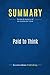 Summary: Paid to Think: Review and Analysis of the Goldsmiths' Book