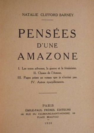 Pensées d'une amazone (Unknown Binding)