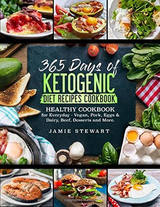 365 Days of Ketogenic Diet Recipes Cookbook: Healthy Cookbook for Everyday - Vegan, Pork, Eggs & Dairy, Beef, Desserts and More. (Paperback)