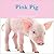 Pink Pig by Pamela Lillian Valemont