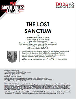 The Lost Sanctum (CCC-BMG-ELMW1-2)