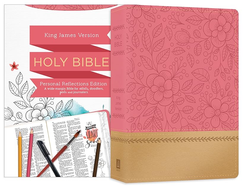 Personal Reflections KJV Bible [Rosegold Bloom]
