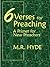6 Verses for Preaching: A Primer for New Preachers