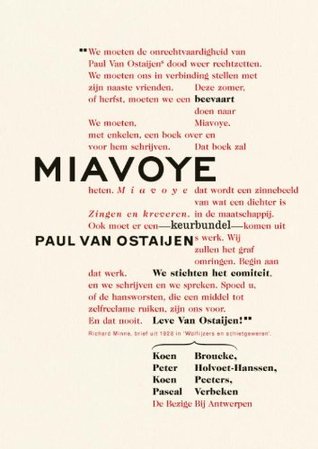 Miavoye. Op bedevaart naar Paul van Ostaijen