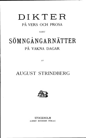 Sömngångarnätter på vakna dagar (Unknown Binding)