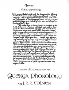 Parma Eldalamberon XIX: Quenya Phonology: Comparative Tables, Outline of Phonetic Development, Outline of Phonology (Parma Eldalamberon, #19)