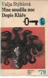 Mne soudila noc, Dopis Kláře