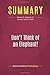 Summary: Don't Think of an Elephant!: Review and Analysis of George Lakoff's Book