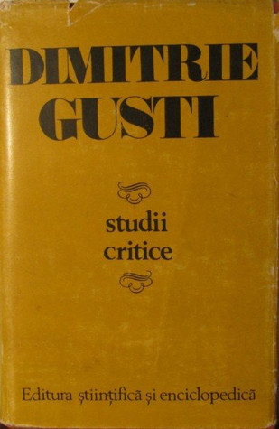 Dimitrie Gusti: studii critice