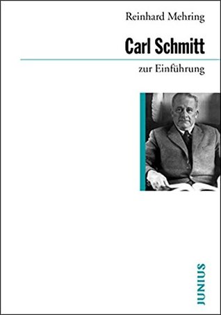 Carl Schmitt zur Einführung (Paperback)