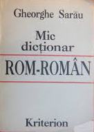 Mic Dictionar rom-Român