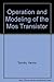 Operation and Modeling of Mos Transistor