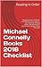 Michael Connelly Books 2018 Checklist: Reading Order of Bosch and Ballard, Harry Bosch, Jack Mcevoy, Mickey Haller, Renee Ballard, Stand Alone Books, Terry McCaleb and All Michael Connelly Books