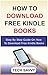HOW TO DOWNLOAD FREE KINDLE...