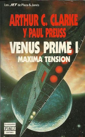 Portada de Venus Prime I: Máxima tensión, de Arthur C. Clarke