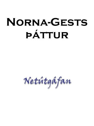 Norna-Gests þáttur (ebook)