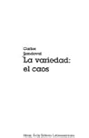 La variedad: El caos