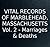 Vital Records of Marblehead, Massachusetts Vol. 2 - Marriages... by Marblehead Massachusetts