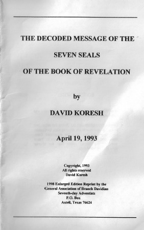 The decoded messages of the Seven Seals of the book of Revelation (Paperback)