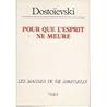 Pour que l'esprit ne meure