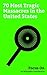 Focus On: 70 Most Tragic Massacres in the United States: Boston Marathon Bombing, September 11 Attacks, Sandy Hook Elementary School Shooting, Oklahoma ... Tech Shooting, Saint Valentine's D...