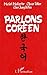 Parlons coréen